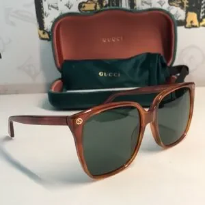 Gucci | Accessories | New Authentic Gucci Gg022s 002 Havana  display picture 3